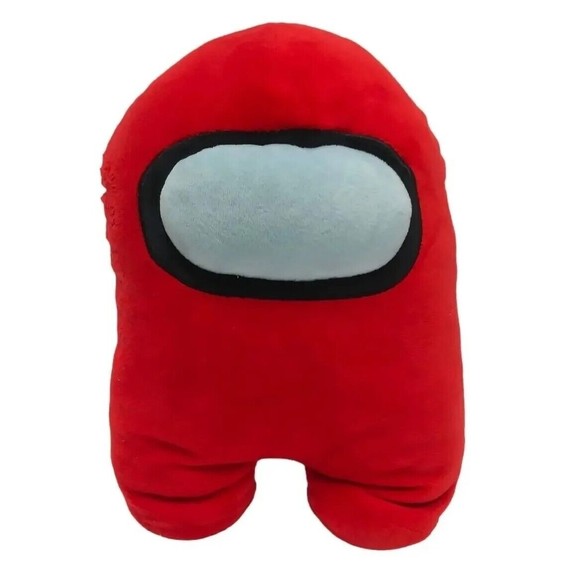 Red Among Us Plush 10" Toikido Toy Stuffed Animal Plain InnerSloth - Picture 1 of 7